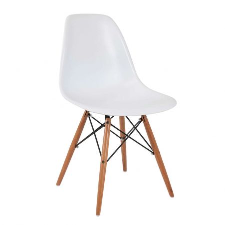 Καρέκλα Anita-Wood Λευκό